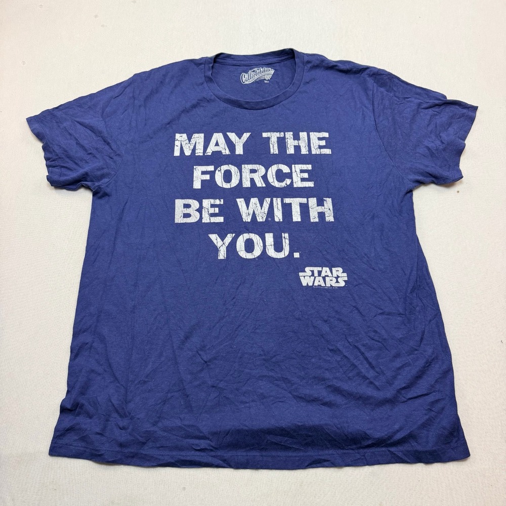 Old Navy Star Wars T-Shirt Mens Extra Large Blue Excellent Graphic Tee 2014